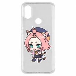 Чехол для Xiaomi Mi A2 Genshin Impact chibi Diona - PrintSalon