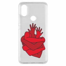 Чехол для Xiaomi Mi A2 Heart out of hands - PrintSalon