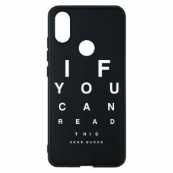 Чехол для Xiaomi Mi A2 If you can read this send nudes - PrintSalon