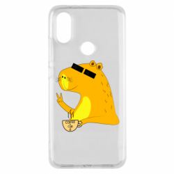 Чехол для Xiaomi Mi A2 Капибара Программист - PrintSalon