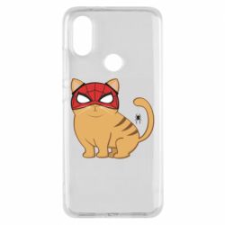 Чехол для Xiaomi Mi A2 Кот паук - PrintSalon