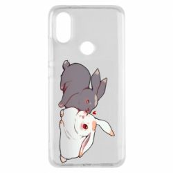 Чехол для Xiaomi Mi A2 Кролики Вэй и Лань - PrintSalon