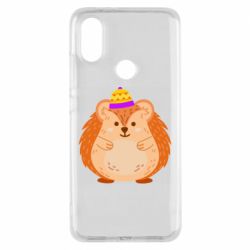 Чехол для Xiaomi Mi A2 Little hedgehog in a hat - PrintSalon