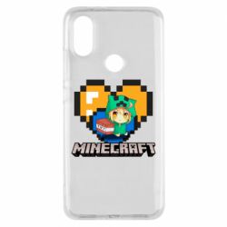 Чохол для Xiaomi Mi A2 Minecraft Girl - PrintSalon