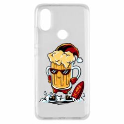 Чехол для Xiaomi Mi A2 New Year's beer - PrintSalon