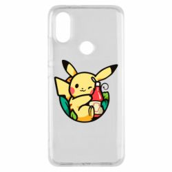 Чехол для Xiaomi Mi A2 Pikachu with ketchup - PrintSalon