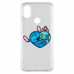 Чехол для Xiaomi Mi A2 Стич с куклой - PrintSalon