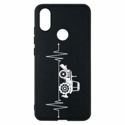 Чехол для Xiaomi Mi A2 Трактор импульс - PrintSalon