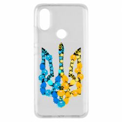 Чохол для Xiaomi Mi A2 Тризуб квіти Україна - PrintSalon