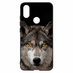 Чохол для Xiaomi Mi A2 Wolf with yellow eyes - PrintSalon
