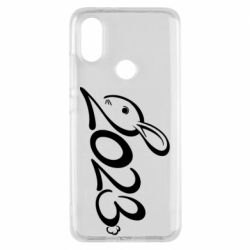 Чехол для Xiaomi Mi A2 Заяц 2023 - PrintSalon