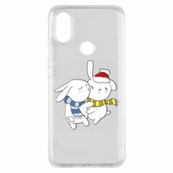 Чехол для Xiaomi Mi A2 Зайцы - PrintSalon