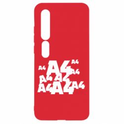 Чехол для Xiaomi Mi10/10 Pro A4 Pattern - PrintSalon