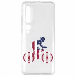 Чехол для Xiaomi Mi10/10 Pro American cyclist - PrintSalon