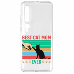 Чехол для Xiaomi Mi10/10 Pro Best cat mom ever - PrintSalon
