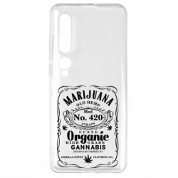 Чохол для Xiaomi Mi10 / 10 Pro Cannabis label - PrintSalon