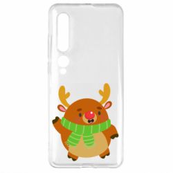 Чехол для Xiaomi Mi10/10 Pro Deer in a scarf - PrintSalon