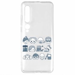 Чехол для Xiaomi Mi10/10 Pro Doctor who icons - PrintSalon