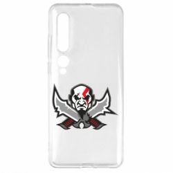 Чехол для Xiaomi Mi10/10 Pro God of war Kratos vector - PrintSalon