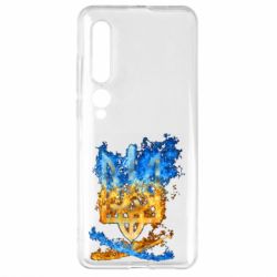 Чехол для Xiaomi Mi10/10 Pro Горящий гербу Украины - PrintSalon
