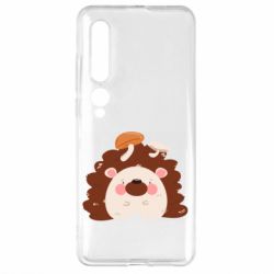 Чехол для Xiaomi Mi10/10 Pro Hedgehog with mushrooms - PrintSalon