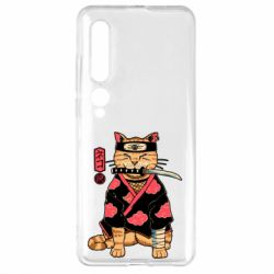 Чехол для Xiaomi Mi10/10 Pro Japanese Akatsuki cat - PrintSalon