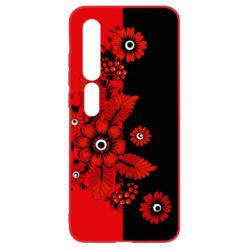 Чохол для Xiaomi Mi10 / 10 Pro Червоні квіти - PrintSalon