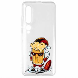 Чехол для Xiaomi Mi10/10 Pro New Year's beer - PrintSalon