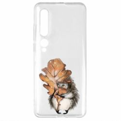 Чехол для Xiaomi Mi10/10 Pro Осенний ежик - PrintSalon