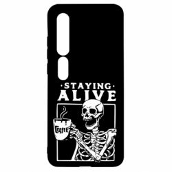 Чехол для Xiaomi Mi10/10 Pro Staying alive with coffee - PrintSalon