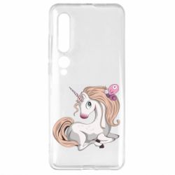 Чехол для Xiaomi Mi10/10 Pro Unicorn with bow tie - PrintSalon