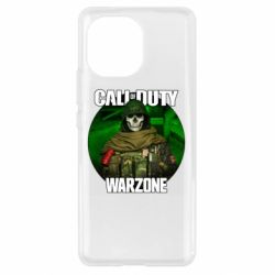 Чехол для Xiaomi Mi11 Call of duty Warzone ghost green background - PrintSalon