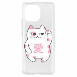 Чехол для Xiaomi Mi11 Cat and hieroglyphs - PrintSalon