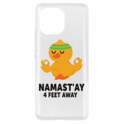 Чехол для Xiaomi Mi11 Duck Namast'ay Away - PrintSalon