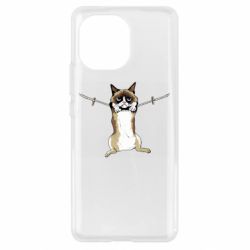 Чехол для Xiaomi Mi11 Grumpy Cat On The Rope - PrintSalon