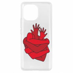 Чехол для Xiaomi Mi11 Heart out of hands - PrintSalon