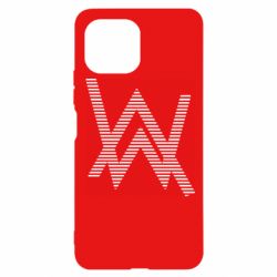 Чехол для Xiaomi Mi11 Lite Alan Walker logo stripes - PrintSalon