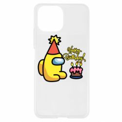 Чохол для Xiaomi Mi11 Lite Among Us Happy Birthday - PrintSalon