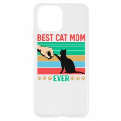 Чехол для Xiaomi Mi11 Lite Best cat mom ever - PrintSalon