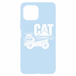 Чехол для Xiaomi Mi11 Lite CAT logo and truck - PrintSalon