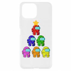 Чохол для Xiaomi Mi11 Lite Christmas Tree Among Us - PrintSalon