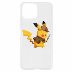Чехол для Xiaomi Mi11 Lite Cute Detective Pikachu - PrintSalon