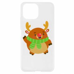 Чехол для Xiaomi Mi11 Lite Deer in a scarf - PrintSalon