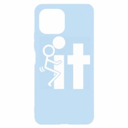 Чехол для Xiaomi Mi11 Lite F*ck with IT - PrintSalon