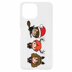 Чохол для Xiaomi Mi11 Lite Гаррі Поттер та друзі новорічні - PrintSalon