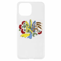 Чохол для Xiaomi Mi11 Lite Герб колоски і калина - PrintSalon