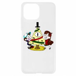 Чехол для Xiaomi Mi11 Lite Gravity falls: happy new year - PrintSalon
