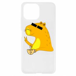 Чехол для Xiaomi Mi11 Lite Капибара Программист - PrintSalon