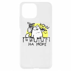 Чехол для Xiaomi Mi11 Lite Кот Саймона, хочу на море - PrintSalon