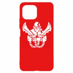 Чехол для Xiaomi Mi11 Lite Kratos silhouette - PrintSalon